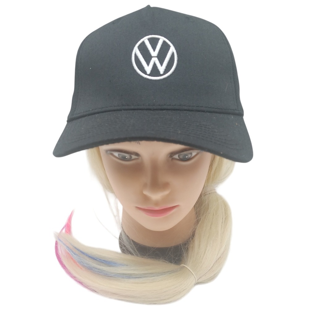 Volkswagen VW DriverGear Black Embroidered Logo Baseball Cap‎ Hat